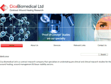Tablet Screenshot of cica-biomedical.com